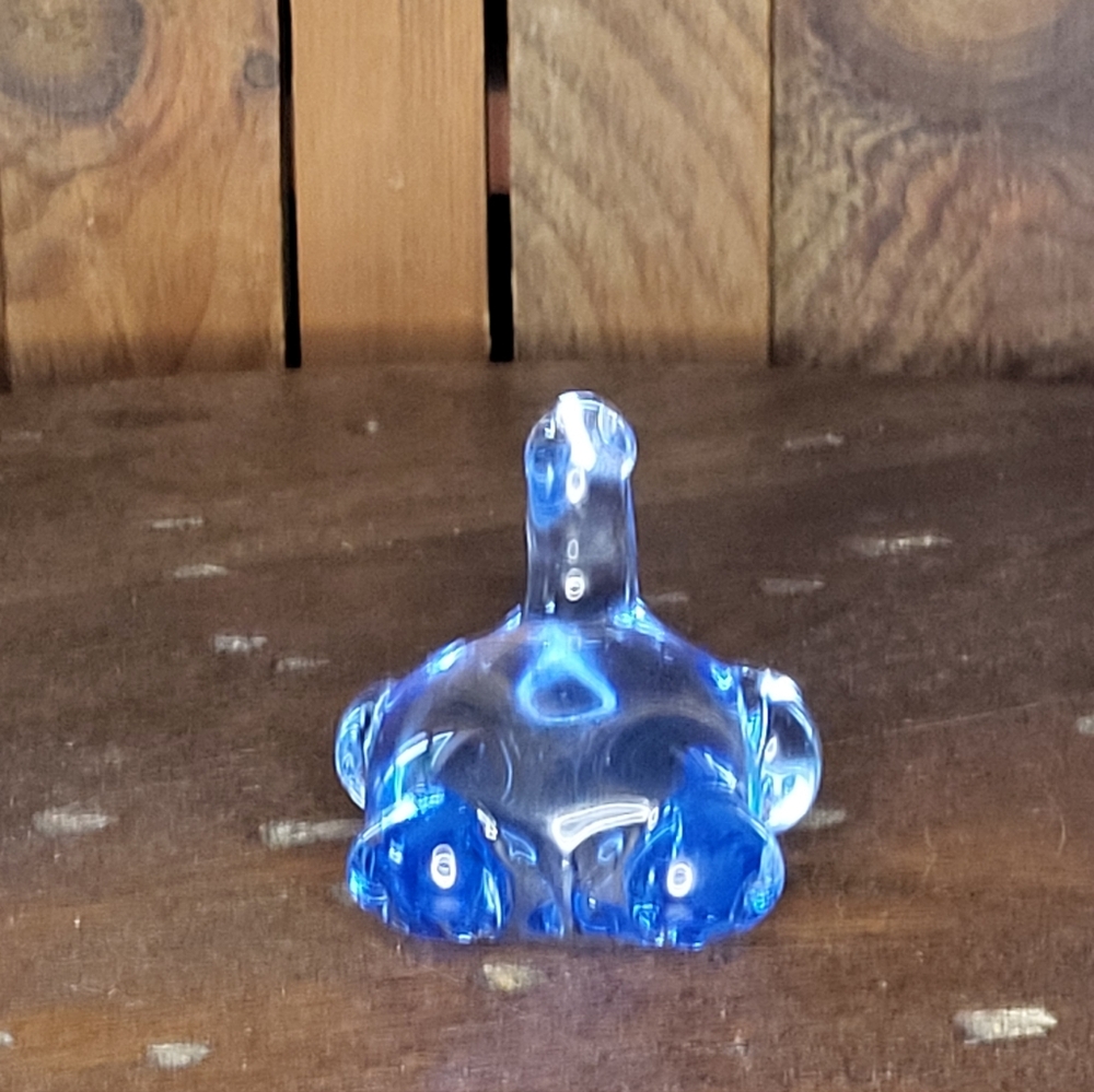 Blue Glass Turtle Figurine - Picture 6 of 13